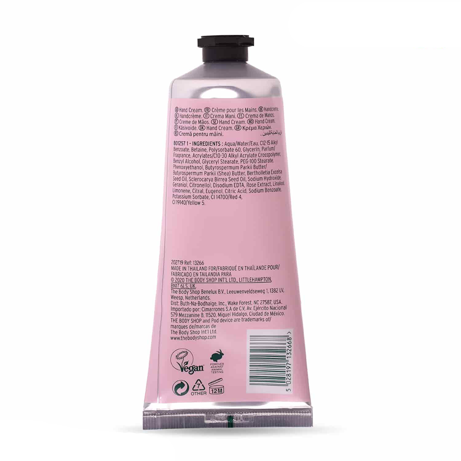 کرم مرطوب کننده دست British Rose بادی شاپ