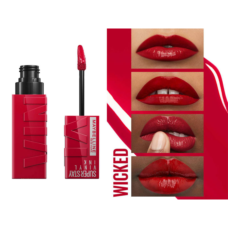 رژ لب مایع 16 ساعته میبلین مدل VINYL INK رنگ شماره 15 PEACHY