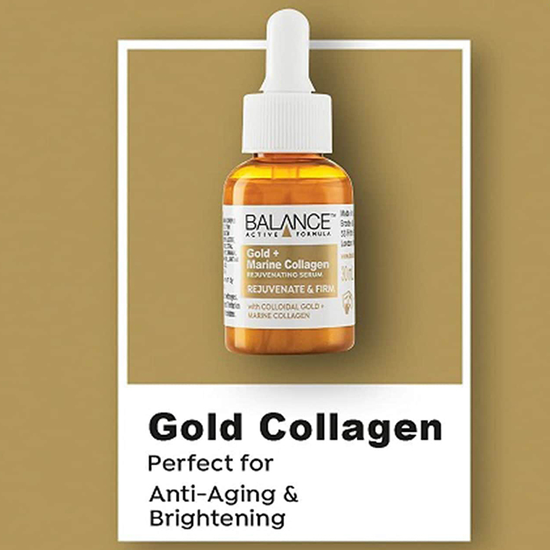 سرم جوانساز طلا و کلاژن مارین بالانس