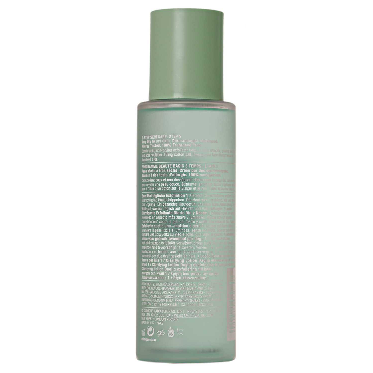 تونر شماره 1 پوست خشک تا خیلی خشک کلینیک	