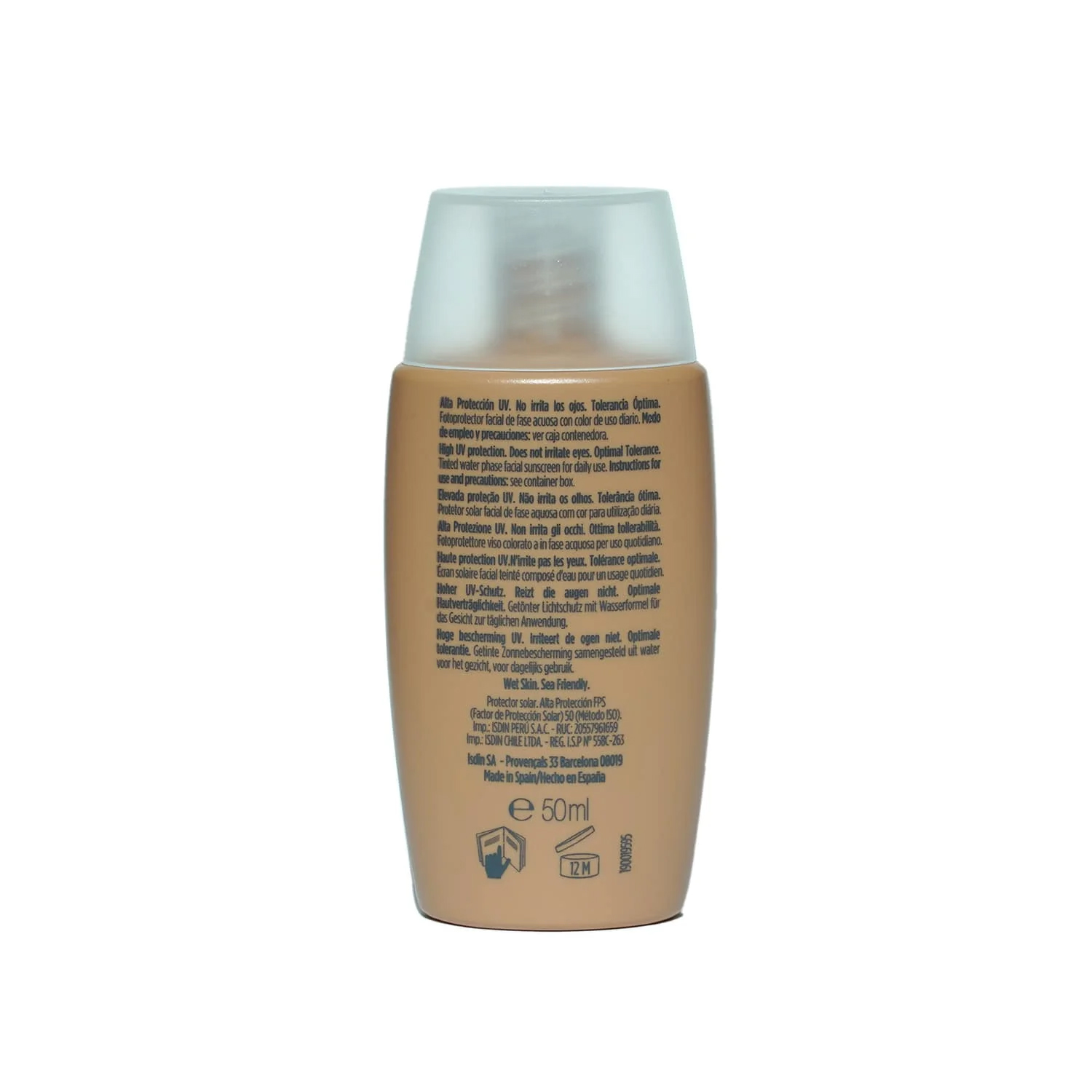 ضد آفتاب فیوژن واتر SPF50 رنگی ایزدین