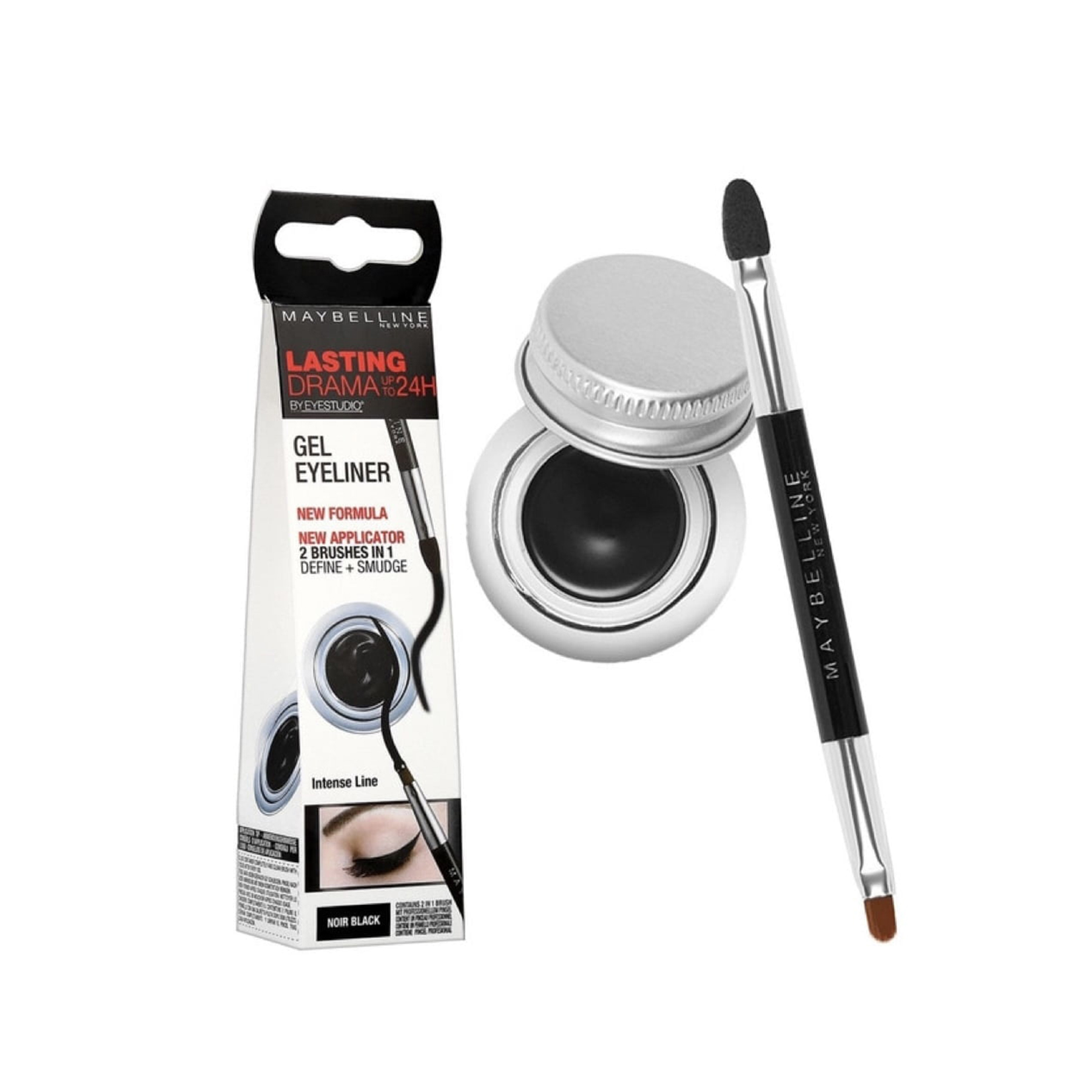 خط چشم کاسه ای ژله ای مشکی میبلین