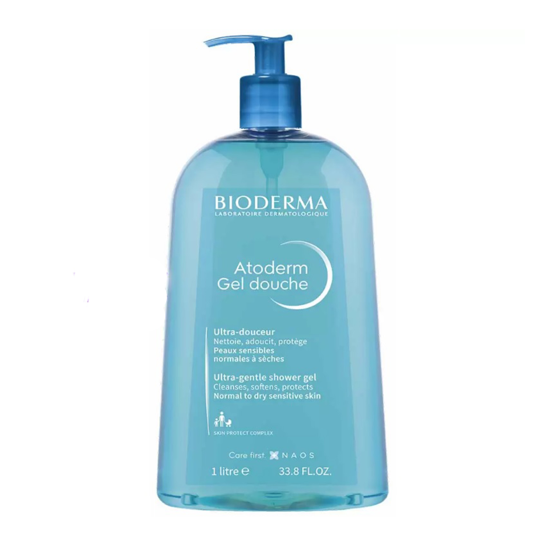 ژل دوش بایودرما حجم یک لیتر