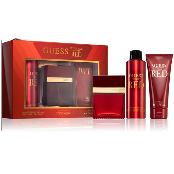 ست هدیه عطر ادکلن گس سداکتیو هوم رد(قرمز)