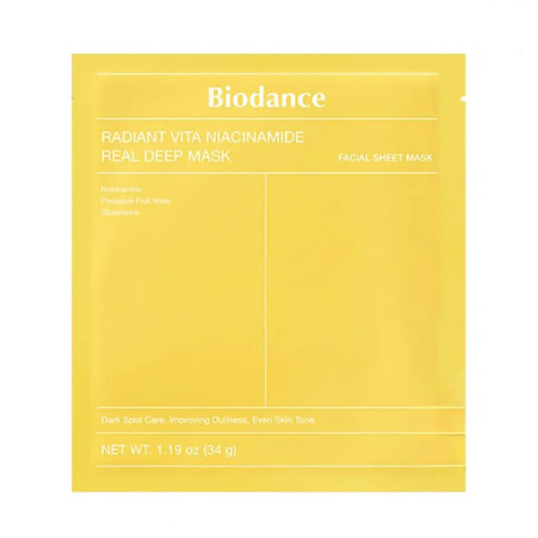 ماسک ویتا نیاسینامید روشن کننده بایودنس ورقه ای