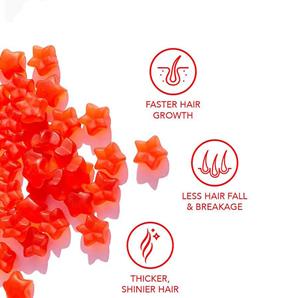 پاستیل تقویت مو و ضدریزش 60 عددی هیرتامین Hairtamin Gummy Stars